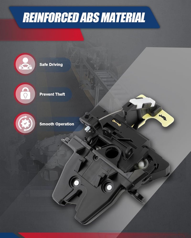 TIMEPAL Trunk Lid Latch Actuator Release Motor for Buick Lucerne 2006-2011, Cadillac DTS 2006-2011, Chevrolet Impala 2006-2013 & Impala Limited 2014-2016 - Image 4